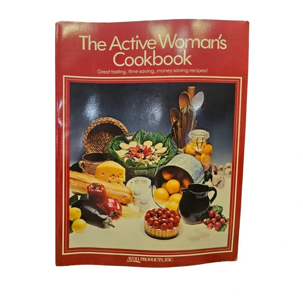 Vintage 1980 Avon The Active Woman's Cookbook Recipes Cook Book Cooking